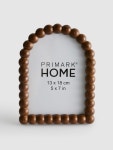 Brown Wooden Bead Arch Picture Frame | 13 x 18 cm (5 x 7 in) | Primark Wooden Bead Arch Picture Frame | 13 x 18 cm (5 x 7 in)