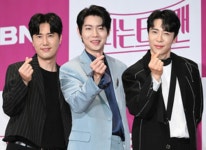 [Ms포토] 신성-손태진-에녹 불타는 트롯맨 사랑해주세요