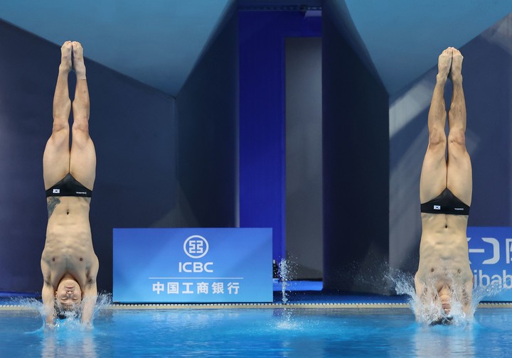 2024 파리 올림픽, 한국 다이빙 우하람-이재경 선수 남자 3m 스프링보드 준결승 진출