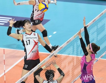 메가+지아 51득점 대폭발한 정관장, '4세트 7-25 참사' 흥국생명에 대역전승 < 배구 < 스포츠 < 기사본문 - MHN스포츠 메가+지아 51득점...