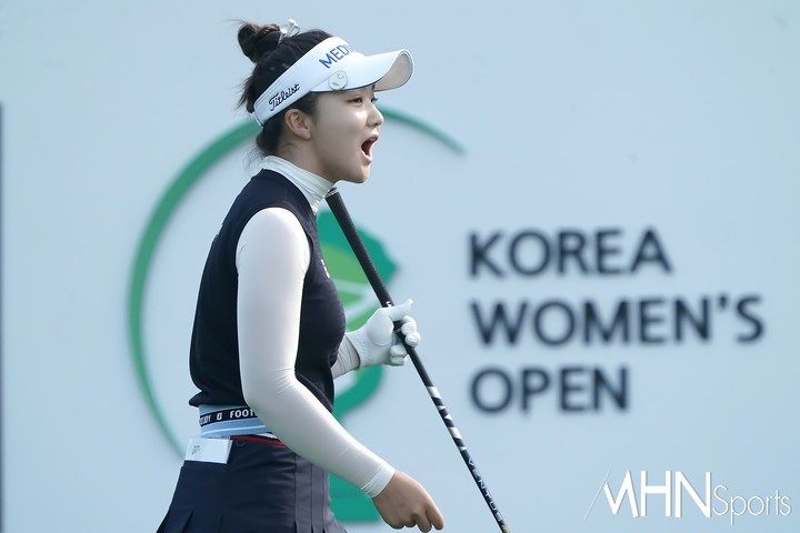 정지효, 1라운드부터 선두로…KLPGA 회장배 아마 골프 대회 우승