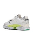Maison Margiela Fusion Low-top Reconstructed Leather Trainers In H6934 Wht | ModeSens