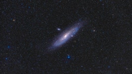 The Andromeda Galaxy shines overhead this week. Heres how to see it | Space Our neighbor the Andromeda Galaxy shines overhead... 