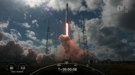 SpaceX rocket launches 2 telecom satellites on record-tying 14th mission | Space SpaceX rocket launches 2 big telecom satellites... 