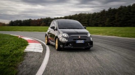 This Abarth 695 Has Gold Wheels And Stacked Exhaust Tips