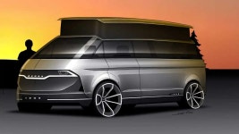 Skoda 1203 Camper Van Official Rendering Looks To The Past