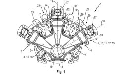 Photos: Porsche W-18 Engine Patent | Motor1.com