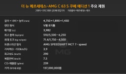 벤츠 코리아, ‘C 63 S 쿠페 에디션 1’ 출시…1억3700만원 20대 한정 판매 < 새 모델 < 자동차 < 기사본문 - 모터그래프코리아 벤츠... 