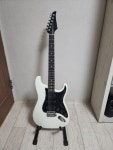 Suhr Custom Classic S Dealer Select Limited Run HSH - Olympic white / Black Pickguard & Black | 중고악기 뮬