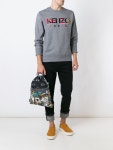 머스트잇(MUSTIT) - [BINO 비노분당정자점] 16FW 겐조 겐조파리스 로고 스웨터 차콜 F665SW1354MA 98