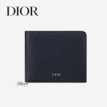 머스트잇(MUSTIT) - [Christian Dior] 디올 그레인 카프스킨 월렛 네이비블루 2DSBH064YYW_H00E