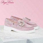 머스트잇(MUSTIT) - [ROGER VIVIER] 로저비비에 비브 보트 스트라스 로퍼 핑크 RVW54828720J9EM422