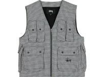 머스트잇(MUSTIT) - 스투시 하운드투스 워크 조끼 블랙 20SS