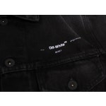 머스트잇(MUSTIT) - [파리올리] 20SS 오프화이트 블랙 에로우 데님 슬림핏 자켓 OMYE005R20E540021048