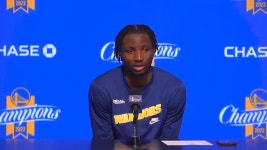 Postgame Warriors Talk: Moses Moody - 12/14/22 | NBA.com Postgame Warriors Talk: Moses Moody – 12/14/22