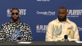 Game 3 - Postgame Interview: Anthony Davis and LeBron James (4/22/23) | NBA.com Game 3 – Postgame Interview: Anthony Davis... 