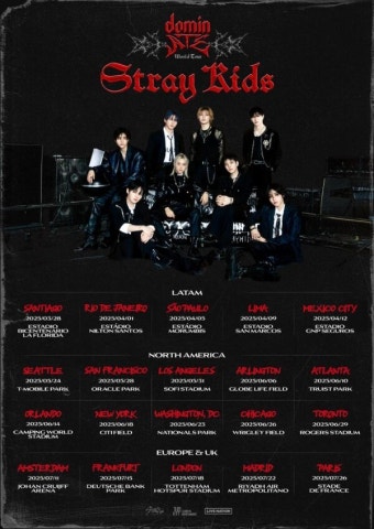 스트레이 키즈, 런던 토트넘 핫스퍼 스타디움에서 Stray Kids World Tour 개최하여 글로벌 인지도 확대