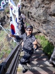 < 포토뉴스 < 환경포커스 < 기사본문 - 제주환경일보 대한민국 특수임무 유공자회, 독도의 날 독도에서 독도수호 결의.. - 제주환경일보