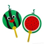 수박 부채 만들기 10개 세트 1P 여름 손부채 꾸미기 - 오너클랜 오너클랜 - 수박 부채 만들기 10개 세트 1P 여름 손부채 꾸미기