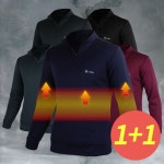 (1+1)레벨이 다른 원단 봉제 시보리기모 집업 티셔츠 - 오너클랜 오너클랜 - (1+1)레벨이 다른 원단 봉제 시보리기모 집업 티셔츠