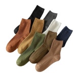 여자 골지 양말 중목 데일리 무지 면 양말 - 오너클랜 오너클랜 - 여자 골지 양말 중목 데일리 무지 면 양말