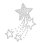 의류리폼 핫픽스 모티브 star-009 - 오너클랜 오너클랜 - 의류리폼 핫픽스 모티브 star-009