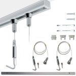 마이토우 천정형 원터치 레일용 액자걸이 컬러포인트 - 오너클랜 오너클랜 - 마이토우 천정형 원터치 레일용 액자걸이 컬러포인트