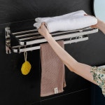 무타공 접착식 선반형 수건걸이 - 오너클랜 오너클랜 - 무타공 접착식 선반형 수건걸이