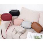 여성 심플 라운드 미니 크로스백 PU 가죽 데일리백 - 오너클랜 오너클랜 - 여성 심플 라운드 미니 크로스백 PU 가죽 데일리백