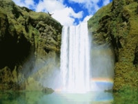 Waterfall Nature Landscape - Free GIF on Pixabay