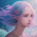 Girl Water Sea Ai Generated - Free GIF on Pixabay