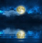 Moon Night Sky - Free GIF on Pixabay