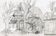 그림 연필 드로잉 집 손 - Pixabay의 무료 사진