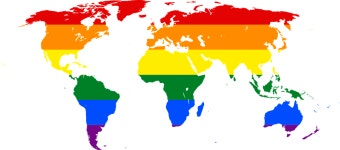 레인 보우 세계 지도 상징 Lgbt Glbt · Pixabay의 무료 이미지