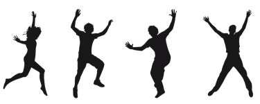 실루엣 사람의 즐거움 · Pixabay의 무료 이미지