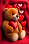 Download Ai Generated, Teddy Bear, Hearts. Royalty-Free Stock Illustration Image - Pixabay Download Ai Generated, Teddy Bear... 