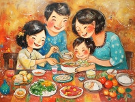 Explore 7,579+ Free Family Dinner Illustrations: Download Now - Pixabay