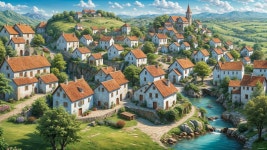 Download Ai Generated, Town, Landscape. Royalty-Free Stock Illustration Image - Pixabay Download Ai Generated, Town, Landscape.... 