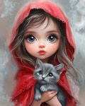 Ai 생성 여자 고양이 레드 - Pixabay의 무료 이미지