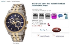 [DiscountWatchstore] Invicta 0260 Moon Phase Watch(90.43$, free) - 뽐뿌:해외뽐뿌 [DiscountWatchstore] Invicta 0260 Moon Phase... 