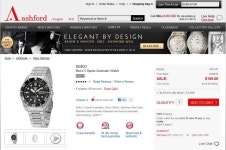 [ashford] Men\s 5 Sports Automatic Watch SNZF17 베이비스모/검판 [$109,0] - 뽐뿌:해외뽐뿌 [ashford] Men\s 5 Sports Automatic... 