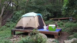 뽐뿌:캠핑포럼 - 용자휴(용인자연휴양림) 왔습니다~