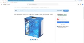 [express.google] Intel Pentium Gold G5500 3.8 GHz($55/fs) - 뽐뿌:해외뽐뿌 [express.google] Intel Pentium Gold G5500 3.8 GHz($55/fs)