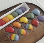 바람떡도 무지개 색이 있네요 - 뽐뿌:자유게시판 바람떡도 무지개 색이 있네요