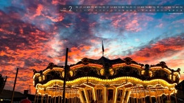 밤의놀이동산 - 뽐뿌:바탕화면갤러리 밤의놀이동산