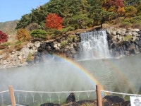 영주 부석사 초입 분수대 무지개 - 뽐뿌:자유갤러리 영주 부석사 초입 분수대 무지개