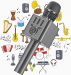 [amazon] 4 in 1 Bluetooth Karaoke Machine Speaker ($12 / fs) - 뽐뿌:해외뽐뿌 [amazon] 4 in 1 Bluetooth Karaoke Machine Speaker... 