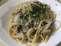  오늘 저녁에 먹은 크림파스타!