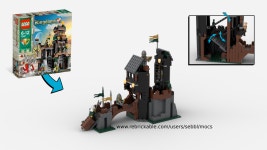 킹덤 7947 얼터빌드 (6075 마적단 요새 오마주) - 레고 마이너 갤러리