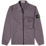 스톤아일랜드 집업 포켓 오버셔츠 블루그레이 21SS 117WN - 리본즈 코리아(REEBONZ KOREA)